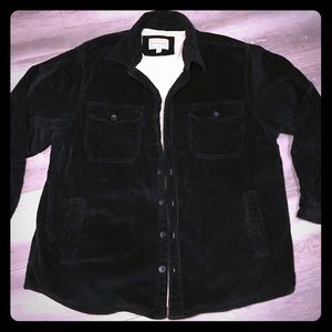 High Sierra Black Corduroy Jacket XL